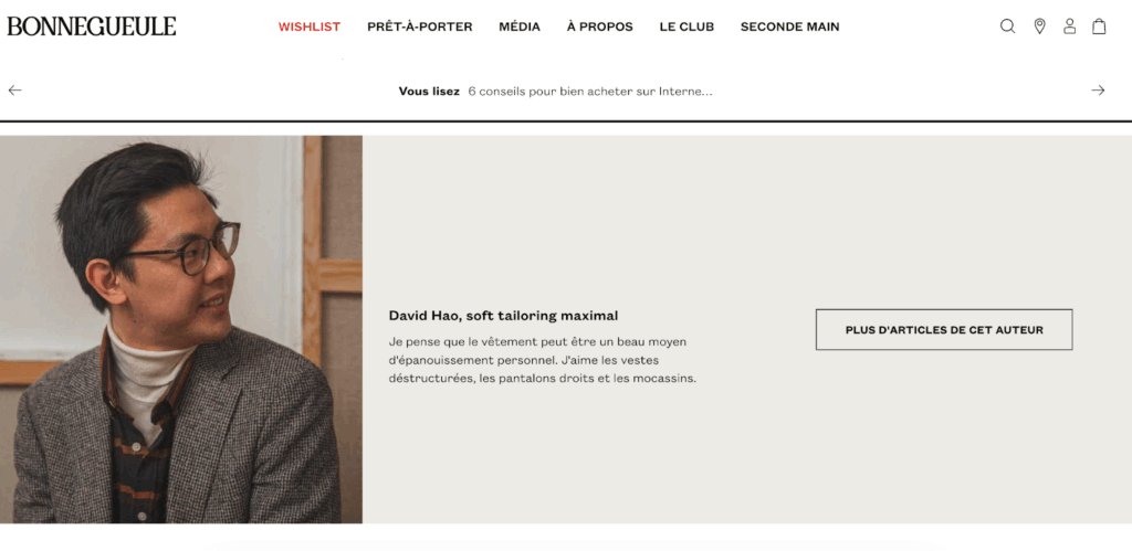 Site web bonnegueule