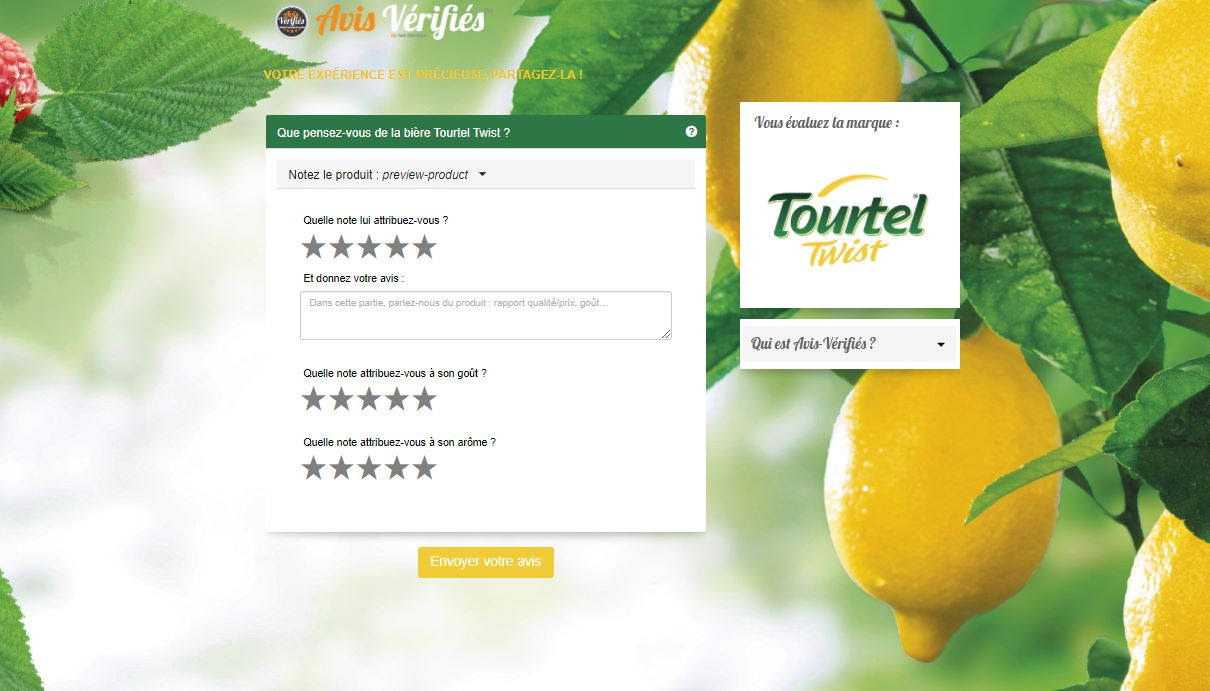 cuestionario de satisfacción revisiones verificadas Tourtel twist