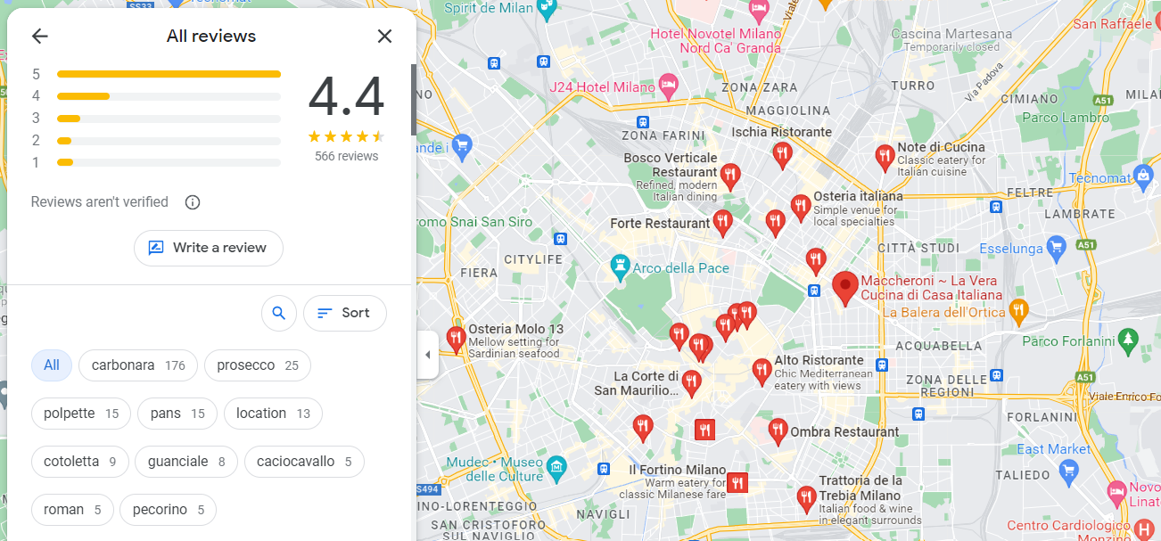 recensioni attività google my business